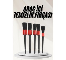 Araç İçi Led Aksesuar 5 Farklı Detaylı Araba Temizlik Fırçası Oto Temizleme Fırçası