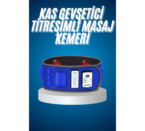 Titreşimli Kas Gevşetici Masaj Kemeri Zayıflama Aleti Bel Bölge Sırt Masaj Aleti