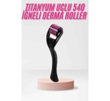 540 Iğneli Derma Roller 1Mm Titanyum Uçlu Saç Kaş Serum Kullanımına Uygun