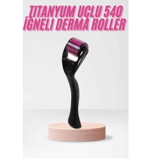 540 Iğneli Derma Roller 1Mm Titanyum Uçlu Saç Kaş Serum Kullanımına Uygun
