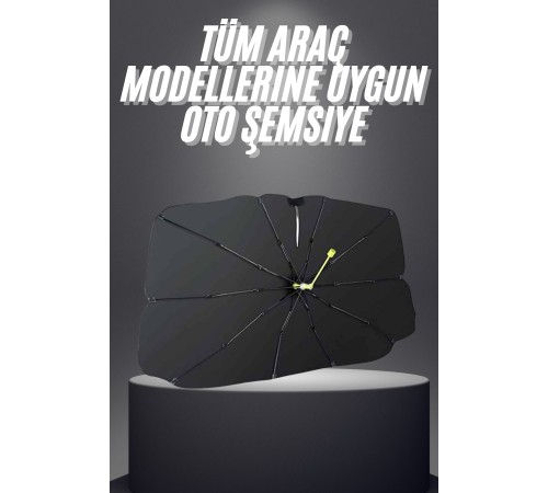 Yeni Nesil Tüm Araç Modellerine Uygun Oto Şemsiye Katlanabilir UV Işınlarına Karşı