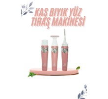 3 İn 1 Epilasyon Aleti Hassas Ciltlere Özel Uzun Ömürlü Kaş Yüz Burun