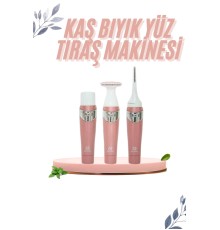 3 İn 1 Epilasyon Aleti Hassas Ciltlere Özel Uzun Ömürlü Kaş Yüz Burun