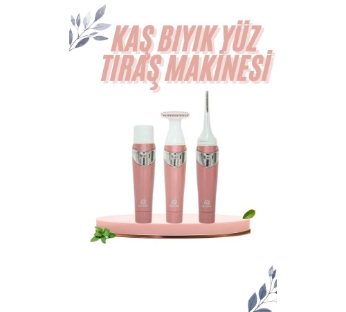 3 İn 1 Epilasyon Aleti Hassas Ciltlere Özel Uzun Ömürlü Kaş Yüz Burun