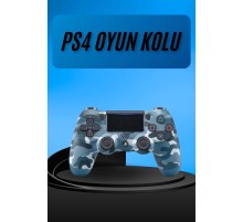 PS4 Joystick Oyun Kolu Titreşimli Uzun Pil Ömrü USB Şarj Kablolu