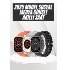 Yeni Nesil Akıllı Saat Uyku ve Sağlık Takibi Titeşimli Sesli Arama Mesaj ve Bildirim Görme