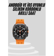 Yeni Nesil Çağrı Cevaplayabilen 47 MM Titreşimli Çok Fonksiyonlu Akıllı Saat
