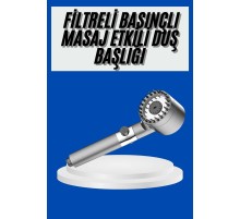 Yeni Nesil Duş Başlığı Paslanmaz Çelik Masaj Etkili Ergonomik Tasarım Su Basınçlı