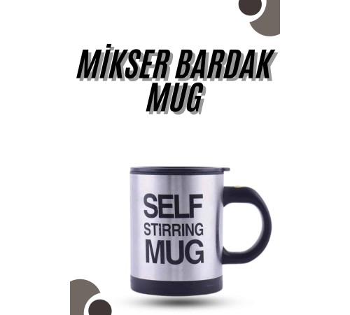 Karıştırıcı Özellikli Mikser Kupa Bardak Kompakt Taşınabilir Mug
