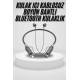 Kablolu Bluetooth Kulaklık Kulak İçi 120 Saat ANC Özelliği Uzun Ömürlü