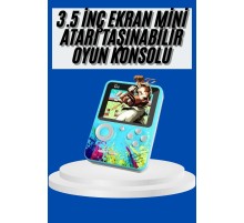 Çocuklara Özel 4K HD Retro Oyun Konsol El Atari Taşınabilir 500 Oyunlu