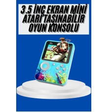 Çocuklara Özel 4K HD Retro Oyun Konsol El Atari Taşınabilir 500 Oyunlu