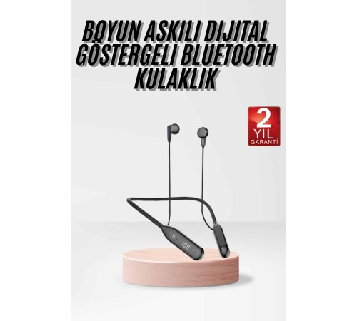 Kablolu Kulak İçi Bluetooth Kulaklık 100 Saat ANC Özellikli Boyun Bantlı