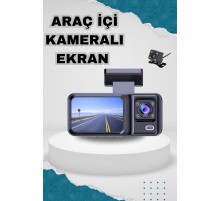 Ön ve Arka Kameralı 2 İnç 1080P Full HD DVR Araç İçi Ekran
