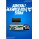 Araç İçi Full Hd Kamera Ön ve Arka Kameralı Ekranlı Araç Kamerası