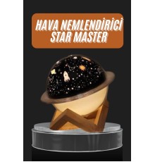 Aromaterapi Hava Nemlendirici Gece Lambası Uzay Model Satürn Oda Kokusu