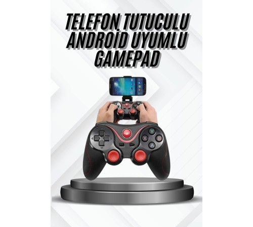Yeni Nesil X3 Gamepad Android Uyumlu Telefon Tutucu Özellikli Joystick