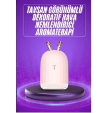 Aromaterapi Hava Nemlendirici Dekoratif USB Şarjlı Tavşan Nemlendirici