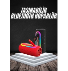 Bluetooth Hoparlör USB Şarjlı Uzun Pil Ömrü Android ve İOS Uyumlu Renkli