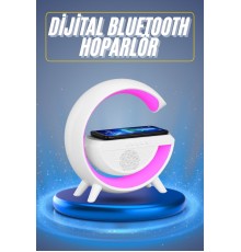 Yeni Nesil Bluetooth Hoparlör Speaker 5.0 Taşınabilir G Şeklinde Powerbankli