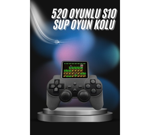 S10 Gamepad 520 Oyunlu Klasik Taşınabilir Retro Oyunlar Oyun Konsolu El Atarisi