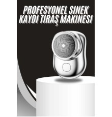 Kablosuz Tıraş Makinesi Günlük Hızlı Taşınabilir Şarjlı Yuvarlak Paslanmaz Çelik