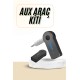 Bluetooth Araç Kiti Aux Çıkışlı Telefon Müzik Alıcı Tüm Cihazlara Uyumlu