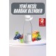 u Geçirmez Kablosuz Şarjlı Dayanıklı Taşınabilir Mini Blender