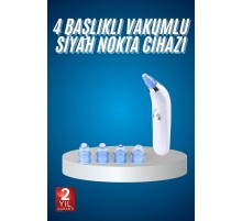 4 Başlıklı Vakumlu Siyah Nokta Ve Yüz Temizleme Cihazı