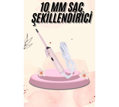 İnce Bukle 10MM Kıvırcık Saç Maşası Profesyonel Saç Şekillendirici