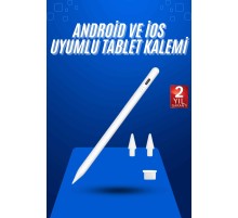 Dokunmatik Kalem Tablet Kalemi Çizim Stylus Kalem Yedek Uçlu