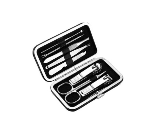 Deri Çanta Hediyeli 7 Parça Manikür-Pedikür Tırnak Bakım Seti