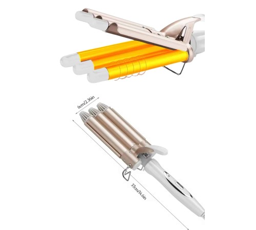 Wag Maşa Yeni Nesil Yüksek Isı Ayarlı Seramik Kaplama Saç Şekillendirici Doğal Bukle