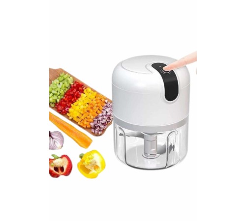Rondo Doğrayıcı 250 ML Taşınabilir USB Şarjlı Pratik El Rondo Blender