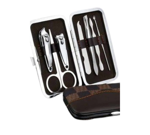 Deri Çanta Hediyeli 7 Parça Manikür-Pedikür Tırnak Bakım Seti