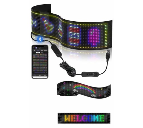 Cama Yapışan En Büyük Boy 16X96 Telefon Kontrollü Led Ekran Digital Araba Yazısı Cama Yapışan En Büyük Boy 16X96 Telefon Kontrollü Led Ekran Digital Araba Yazısı