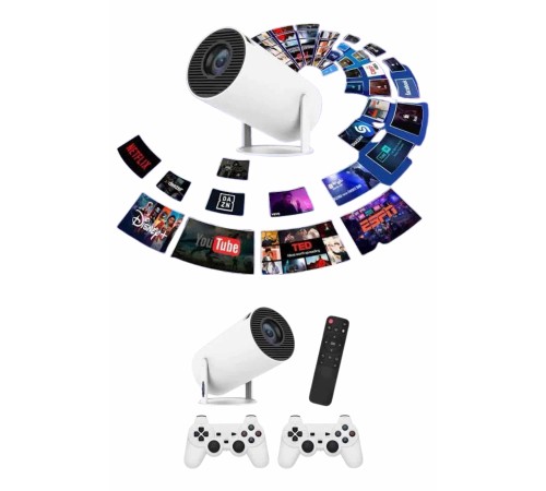 Full HD 8 GB Ayaklı Çift Kollu 4K Video Oyun Konsolu Taşınabilir