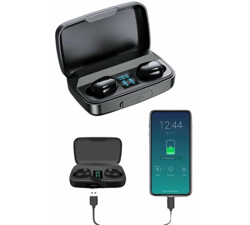 Kablosuz Dijital Göstergeli Çağrı Cevaplayabilen TWS 5.0 Bluetooth Kulaklık