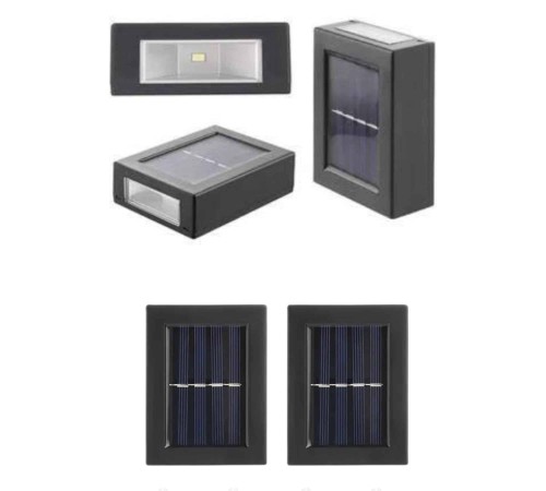 Solar Güneş Enerjili Çift Taraflı Duvar Lambası Çift Taraflı Duvar Lamba Güneş Enerjili