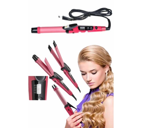 Saç Düzleştirici Ve Maşa İkili Saç Şekillendirici Tüm Saç Tiplerine Uygun