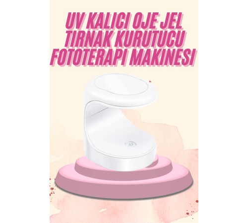 Mini Taşınabilir Kalıcı Oje Jel Tırnak Kurutucu Fototerapi Makinesi
