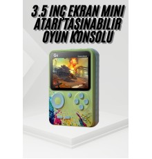 Game Box Oyun Konsolu 500 Retro Oyunlu Mini Taşınabilir 3 İnç