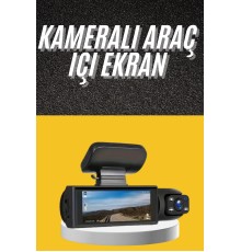 Sürüş Kamerası Video Kaydedici Hareket Algılama Gece Görüşlü