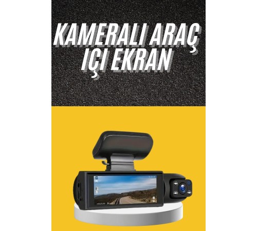 Sürüş Kamerası Video Kaydedici Hareket Algılama Gece Görüşlü