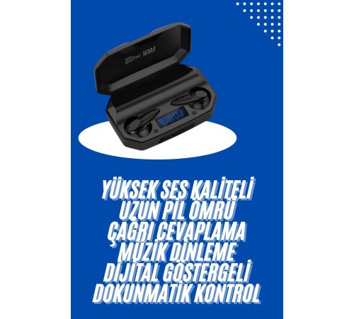 Kulaklık Bluetooth 5.2 Kablosuz Kulakiçi Rgb Işıklı Çift Mikrofonlu