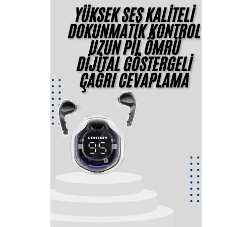 2025 Model Kablosuz Bluetooth Kulaklık ANC ENC Destekli HİFİ Stereo