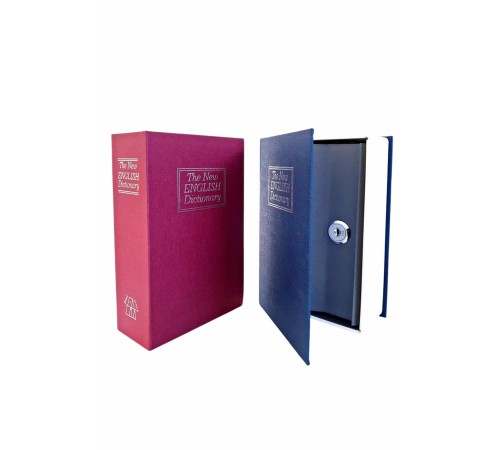 Kitap Görünümlü Gizli Kasa Büyük Boy Anahtarlı Kilitli Para Kasası Kitap Görünümlü Gizli Kasa Büyük Boy Anahtarlı Kilitli Para Kasası