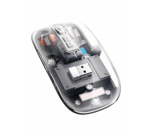 Kablosuz Mouse Fare Şarjlı Bluetooth Wireless Çift Modlu Sessiz