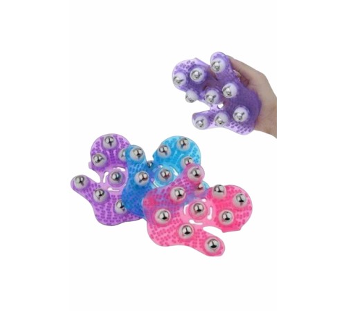 9 Bilyeli Masaj Eldiveni Tüm Vücut Masajına Uygun Kafa Masaj Aleti