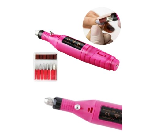 Elektrikli Profesyonel Manikür Pedikür Seti Değiştirilebilir Başlık Seçeneği